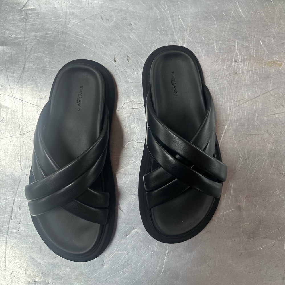 Tony Bianco Black Sandals